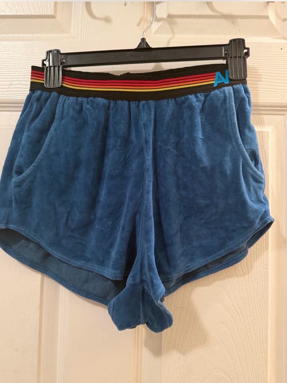 Aviator Nation Logo Stripe women’s Lounger Shorts Size Small